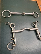Load image into Gallery viewer, 4 1/2” Fylde Double Bits - Show Weymouth &amp; Small Ring Bridoon- Showing