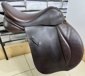 17 1/2” XW/WW Symmonds Designer GP Saddle - Brown