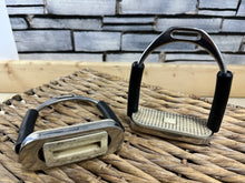 Load image into Gallery viewer, S/H 4 1/2” Dever Flexi Stirrup Irons