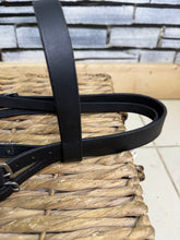 Load image into Gallery viewer, S/H Chunky Flat Hunter Snaffle Bridle - Black - Cob