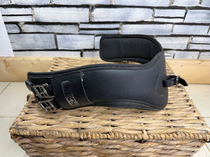 S/H 28” Prolite SG Anatomic Shaped Dressage Girth - Black