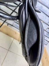 Load image into Gallery viewer, 16” MW Rich &amp; Sons Shoulder Relief Pony Jump Saddle - Black