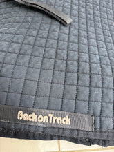 Load image into Gallery viewer, Back on Track Saddle Pad - GP Equestrian -Full- Black - Ceramic Therapy