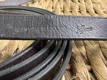 Load image into Gallery viewer, S/H Jeffries 3/4” Leather Traditional Reins -Brown- Full