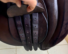Load image into Gallery viewer, 17” MW-Wide Jeffries Falcon Hawk Event GP Saddle - Brown