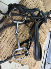 Load image into Gallery viewer, S/H Sabre Complete Cheltenham Gag Hunting Bridle - Brown - Full