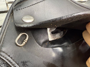17 1/2” Medium/Changeable Gullet Thorowgood High Wither T6 GP Saddle - Black