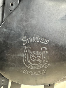 17 1/2” Wide Symmonds Designer GP Saddle - Black