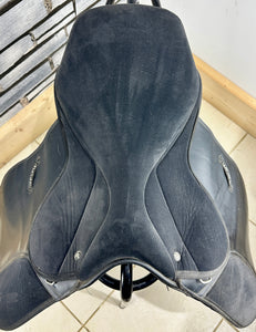 17” XW Thorowgood Maxam Cob GP Saddle - Black