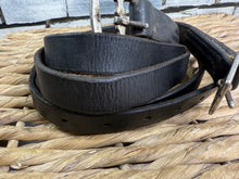 Load image into Gallery viewer, S/H 44” English Heavy Duty Teen Stirrup Leathers - Black