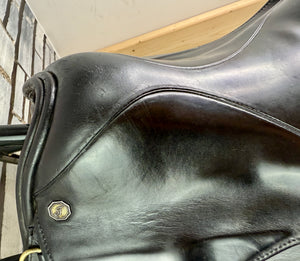 17” Narrow Farrington Event GP Saddle - Black