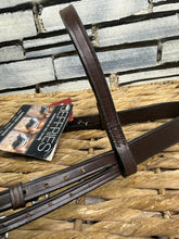 Load image into Gallery viewer, Jeffries Falcon Half Bridle - Headpiece/1/2” Cheeks/Browband -Pony- Brown