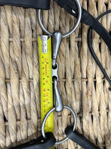 S/H Black Complete Aviemore Flash Bridle/5” French Link - Cob