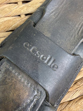 Load image into Gallery viewer, Excelle Dressage Girth - 24” - Soft Padded English Leather - Black - Elasticated