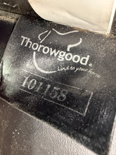 Load image into Gallery viewer, 17” MW/Changeable Gullet Thorowgood Cob Plus GP Saddle - Brown