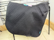 Load image into Gallery viewer, S/H 2 x Nuumed Cotton Dressage Saddlecloths - Black - L