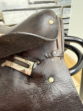 Load image into Gallery viewer, 11 1/2” MW Robinsons English Tiny Pony Saddle - Brown