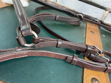 Load image into Gallery viewer, Devoucoux Grackle Bridle -Brown- Large/Full - Padded Anatomic Headpiece