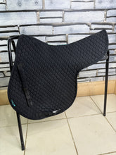 Load image into Gallery viewer, S/H Nuumed GP Cotton Hi Wither Numnah - Black - L