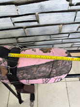 Load image into Gallery viewer, Tiny Fleece Shetland/Pony Pad Saddle -Complete with Girth &amp; Stirrups- Pink Camo
