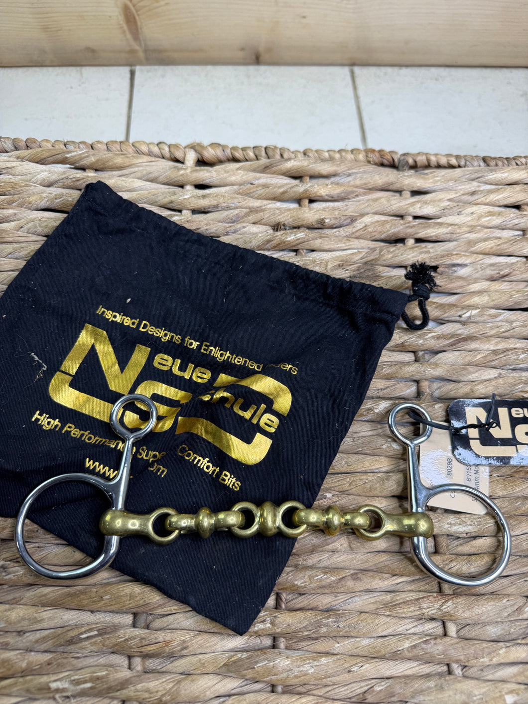 6” Neue Schule Lip Saver Waterford Baucher Snaffle Bit