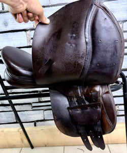15” Wide GFS Pony GP Saddle - Brown