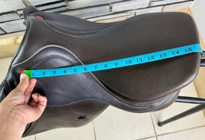 16” M/Changeable Gullet Whitaker Barnsley Pony Jump Saddle - Brown