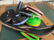 Load image into Gallery viewer, Padded Lead Rope - Cushioned 1” Wide Web ‘Pick &amp; Mix’ Random Colour - Trigger Clip - Multi