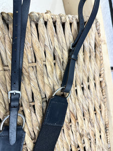 S/H Elasticated English Leather Breastplate/Breastgirth - Cob