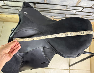 16” XXW/Changeable Gullet Thorowgood T4 Pony Club LL GP Saddle - Black