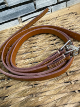 Load image into Gallery viewer, 48” Jeffries English Teen Stirrup Leathers - Newmarket Tan