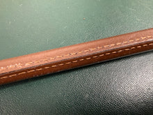 Load image into Gallery viewer, Leather Wrapped Show Cane -Child’s/Ladies Size - 14”/20”/24”- Brown/Black