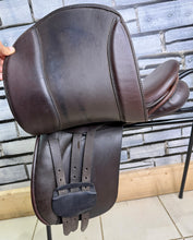 Load image into Gallery viewer, 17” MW-Wide Ideal Ramsey Show/WH Saddle - Brown