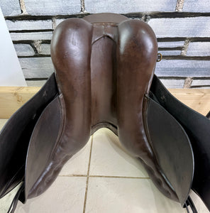 16 1/2” XW Saddleworld/L.A. Jones GP Saddle - Brown