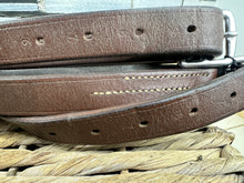 Load image into Gallery viewer, S/H Stubben 56” Stirrup Leathers &amp; 4 3/4” Irons - Brown