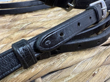 Load image into Gallery viewer, S/H English Cavesson Snaffle Bridle - Cob - Black