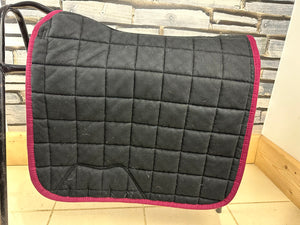 S/H Lemiex Carbon Mesh Dressage Saddle Pad - Large - Mulberry