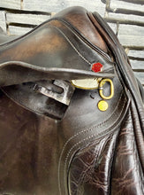 Load image into Gallery viewer, 17 1/2” MW Albion Kontrol Jump Saddle - Brown - Super Secure Big Blocks