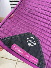 Load image into Gallery viewer, Lemieux X Grip Dressage Saddlepad - Plum - Large