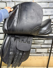 Load image into Gallery viewer, 16” Wide Native Pony Saddle Company WH/GP Saddle - Black