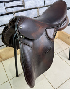 18” XW M&J/Granville Saddlery English GP Cob Saddle - Brown