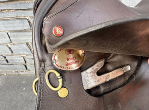 17” Medium Kings Saddlery GP Saddle - Brown