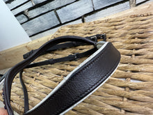 Load image into Gallery viewer, S/H Anatomic Padded Dressage Cavesson Bridle -Brown- Full