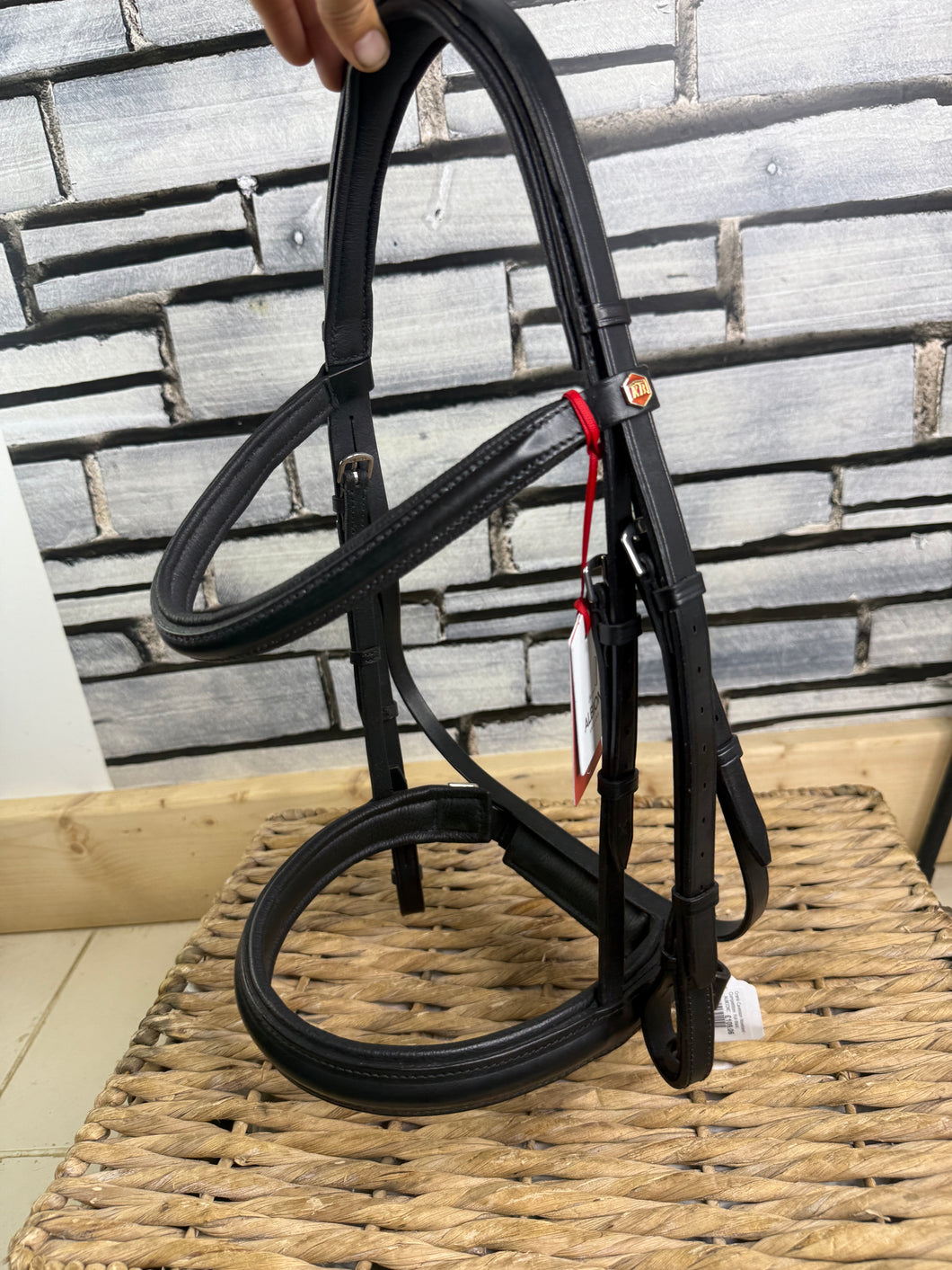 Albion KB English Snaffle Bridle - Black - XF