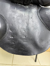 Load image into Gallery viewer, 16” MW Rich &amp; Sons Shoulder Relief Pony Jump Saddle - Black