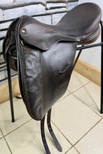 Load image into Gallery viewer, 18” Medium Ideal Jessica Dressage Saddle - Brown