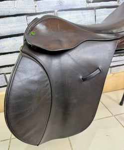 17 1/2” Wide Ideal Classic GP Saddle - Brown