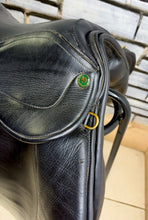 Load image into Gallery viewer, 16 1/2” Wide Oakland House Saddlery GP Saddle - Black - Cob Wide