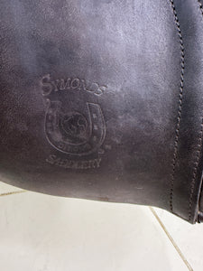 17 1/2” XW/WW Symmonds Designer GP Saddle - Brown