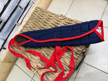 Load image into Gallery viewer, Thermatex Tail Guard - Navy/Red - Wicking - Tail Protection - Equestrian